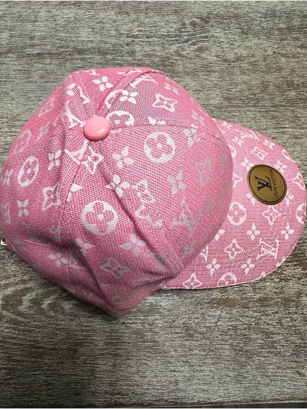 Pink Monogram Baseball Cap NWT - Picture 10 of 12